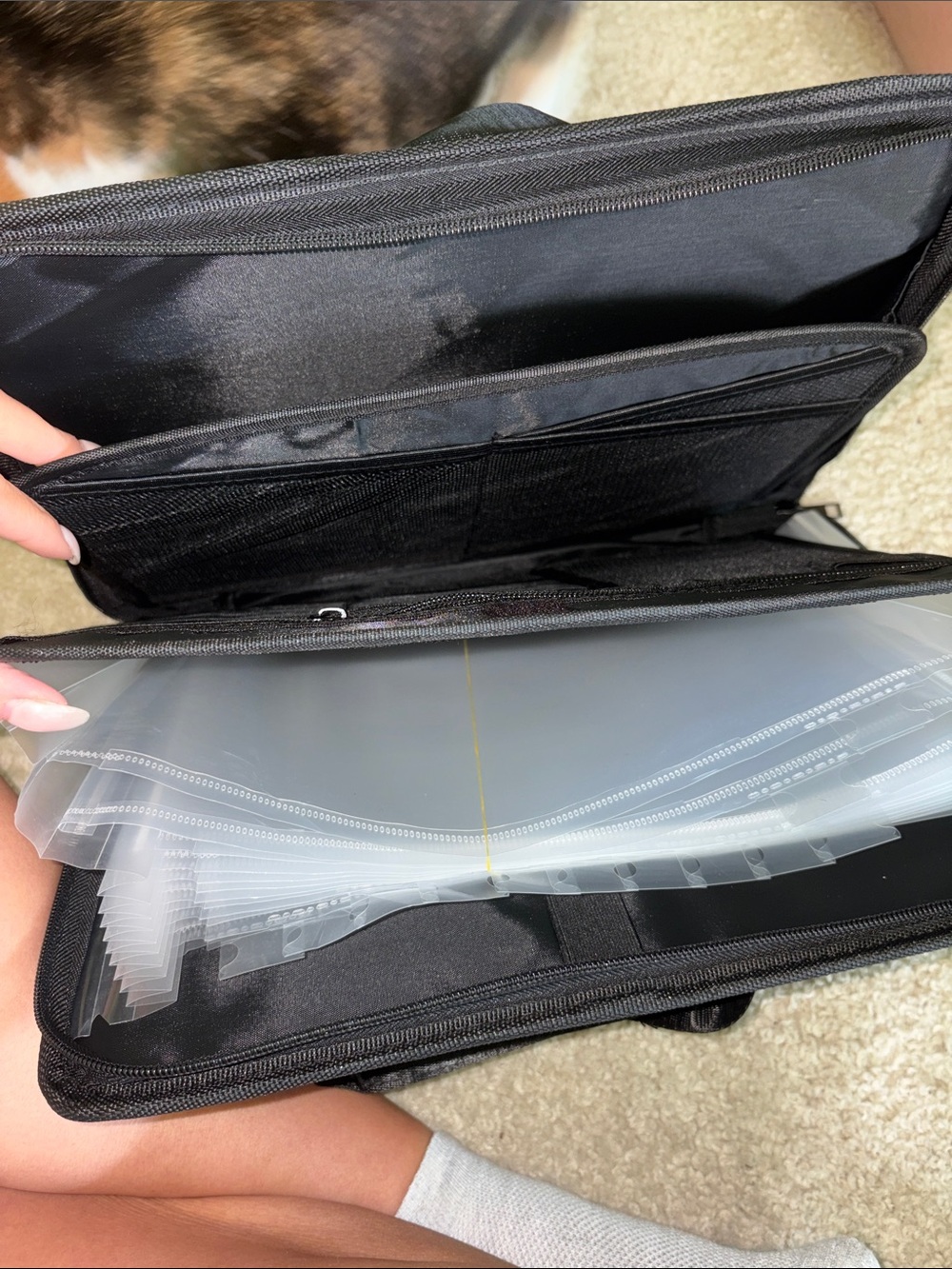 Waterproof fireproof file organizer